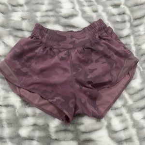 camo lululemon shorts
